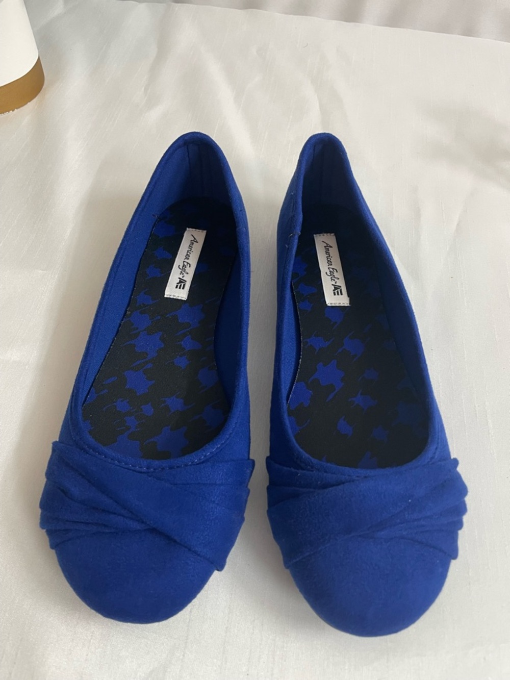 American Eagle Outfitters Royal Blue Knot Ballet Flats women’s Size US  7.5 - Picture 3 of 8